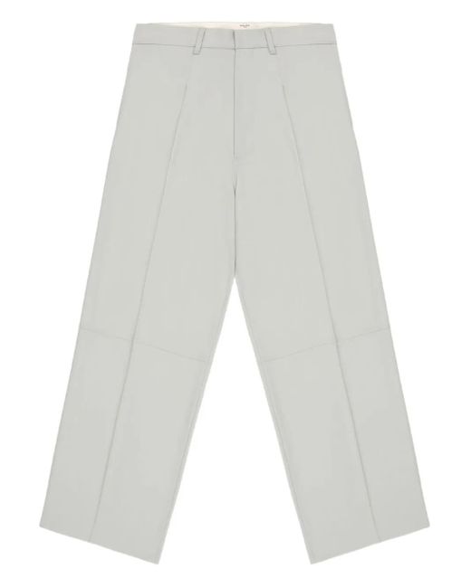 Bally White Pleated Trousers for men