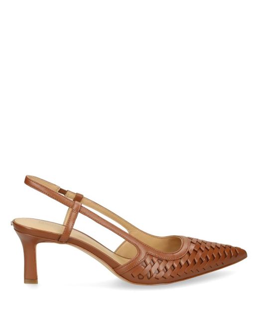 MICHAEL Michael Kors Brown Gewebte Alora Pumps 63mm