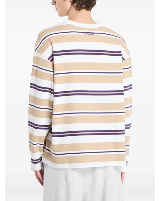 Adidas White Long-Sleeve T-Shirt for men