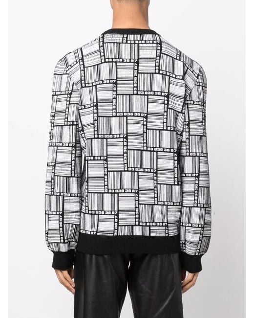 VTMNTS Gray Gemusterter Pullover
