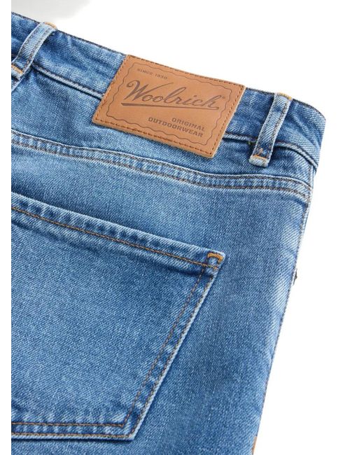 Woolrich Blue 5 Pockets Regular Jeans