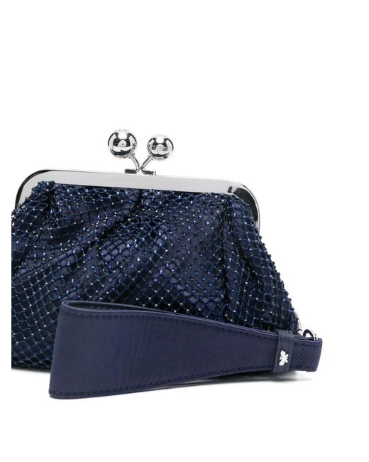 Weekend by Maxmara Blue Small Pasticcino Clutch Bag