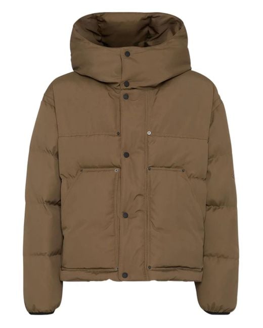 DSquared² Green Icon New Generation Utility Hooded Puffer Jacket for men