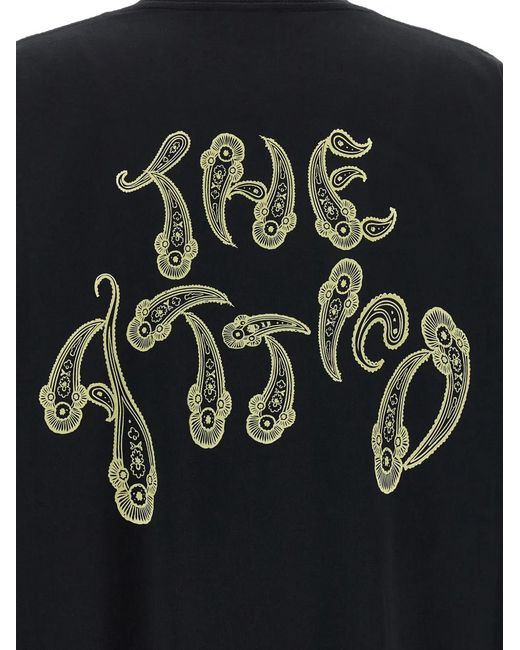 The Attico Black Il Primo Bagno Cotton T-Shirt