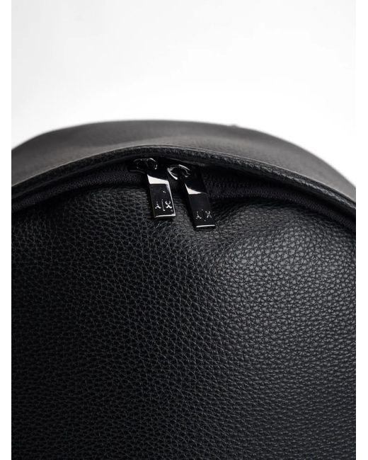 ARMANI EXCHANGE Black Technical Fabric Backpack for men
