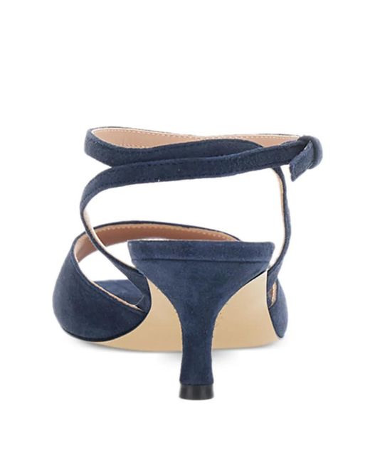 Pollini Blue Ankle Strap Sandals