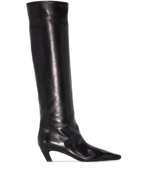 Khaite Black Ny Davis Boots