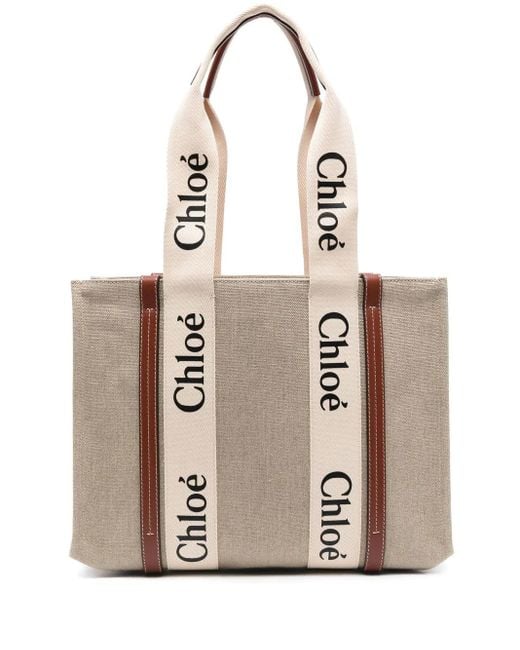 Chloé Natural Woody Shopper