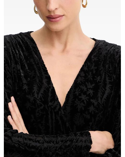 Boss Black Midikleid mit V-Ausschnitt