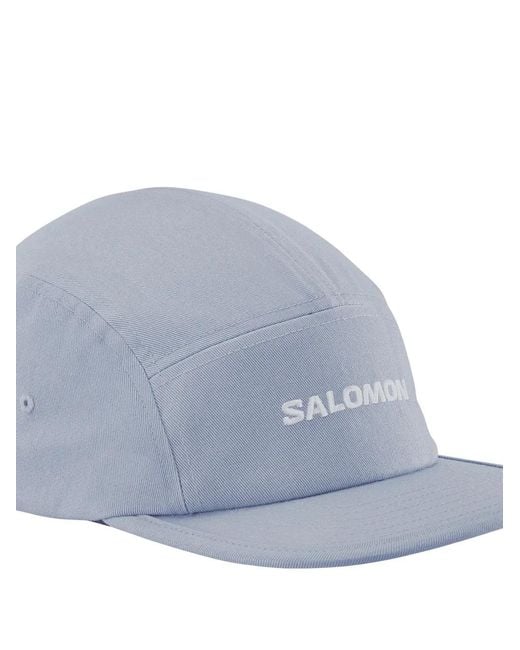 Salomon Blue Casquette À Logo Imprimé
