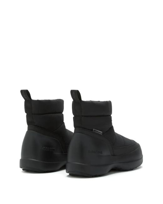 Moon Boot Black Mezzaluna Snow Boots