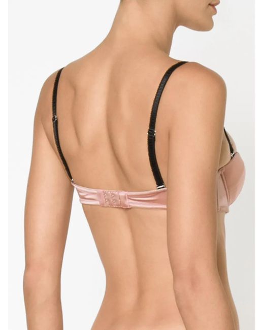 Fleur du Mal Pink Topstitch Convertible Bra