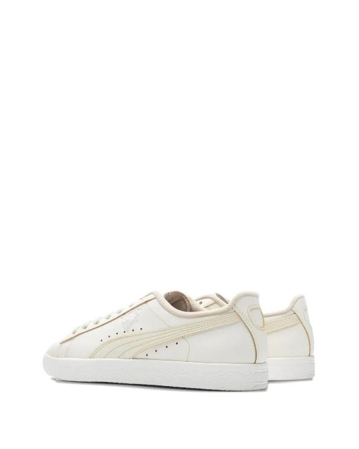 PUMA White Clyde Leather Trainers for men