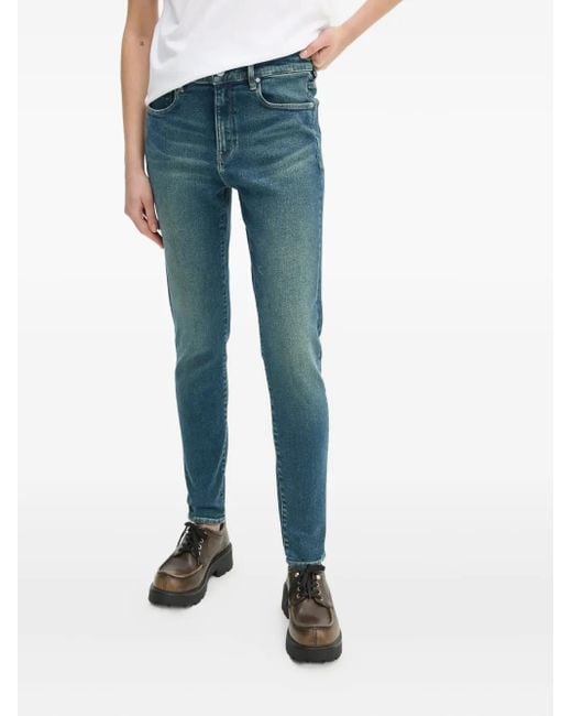 G-Star Blue Logo Patch Jeans