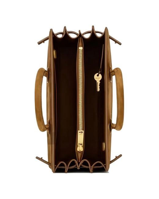 Saint Laurent Brown Baby Sac De Jour Tote Bag