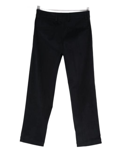 PT Torino Black Belt-Loops Trousers