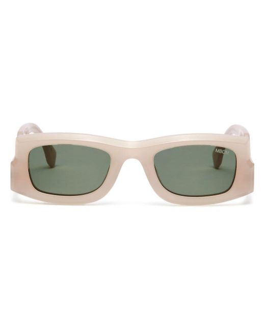 Marcelo Burlon Green Cirsium Rectangle-frame Sunglasses for men