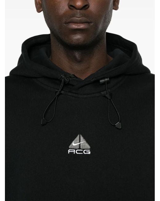 Nike Black Acg Therma-Fit Jersey Hoodie for men