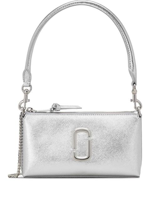Marc Jacobs レディース グレー ザ メタリック ポシェット ショルダー 