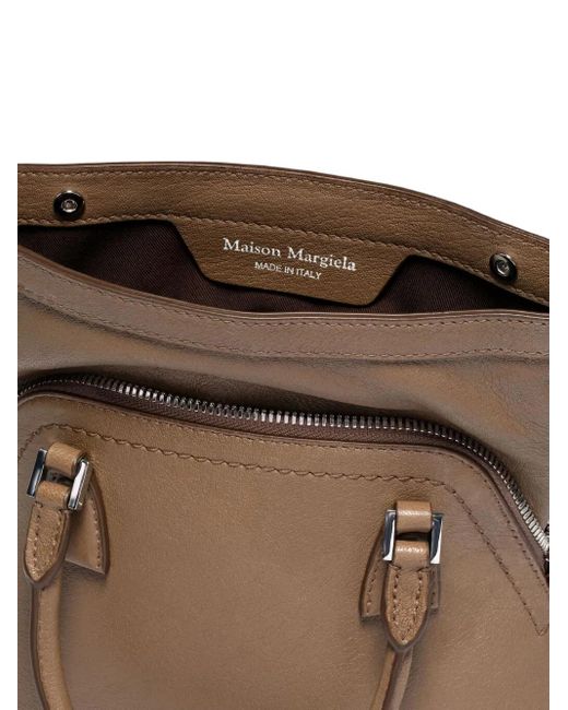 Maison Margiela 5Ac Mini-Schoudertas Met Kettingdetail in het Metallic voor heren