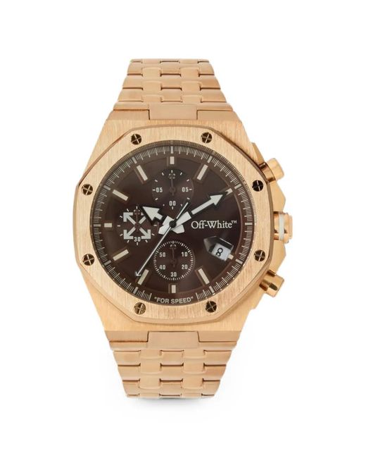 Off-White c/o Virgil Abloh Natural High Frequency Chrono 42Mm Watch for men