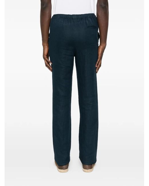 Pantalones Con Cordones En La Cintura Kiton de hombre de color Blue