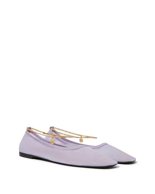 Stella McCartney White Chain Pumps