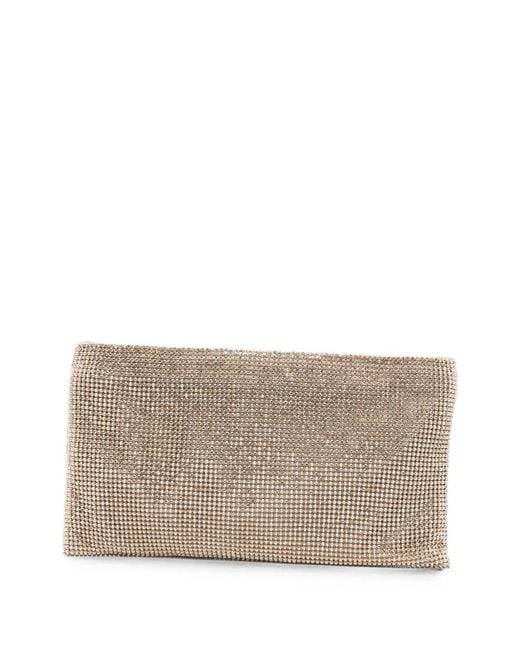 Benedetta Bruzziches Gray Your Best Friend Clutch Bag