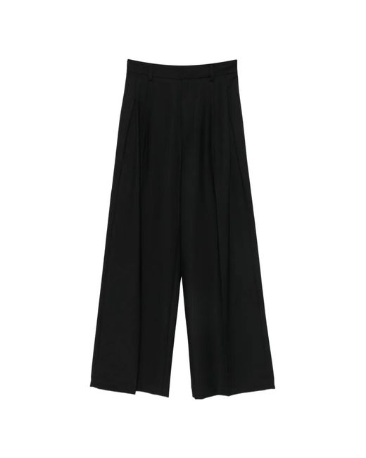 Tela Black Niside Wide-Leg Trousers