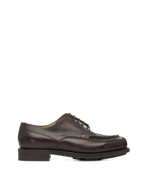 Paraboot Brown Chambord Derby Shoes for men