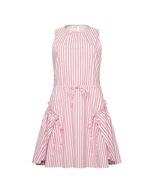 Cinq À Sept Pink Leylani Striped Dress