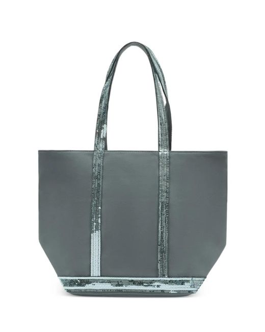Vanessa Bruno Blue Cabas Cotton Shopper Bag