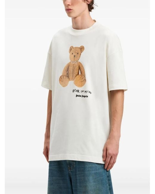 メンズ Palm Angels Bear In Mind Tシャツ White