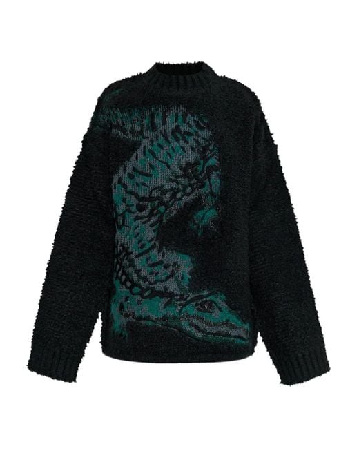 Lacoste クロコパターン セーター Green