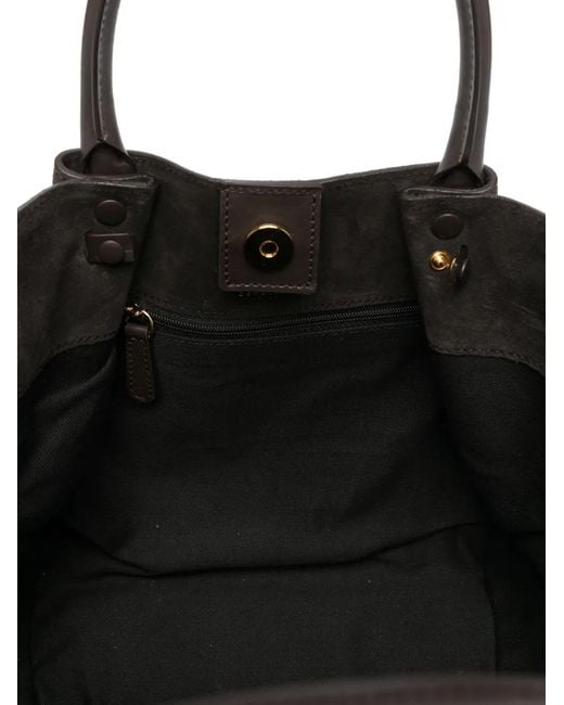 Sac Cabas The Midi New York Médium En Daim DeMellier London en coloris Black