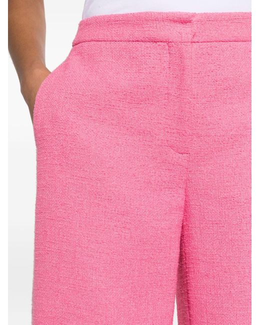 Pantalon à coupe droite Moschino en coloris Pink
