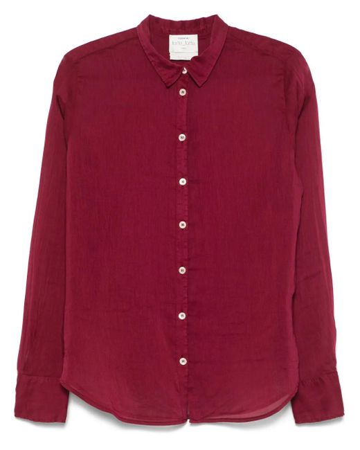 Camicia Con Bottoni di Forte Forte in Red