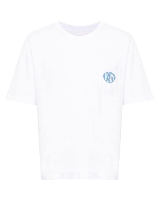 T-shirt PHV à logo imprimé Visvim pour homme en coloris White