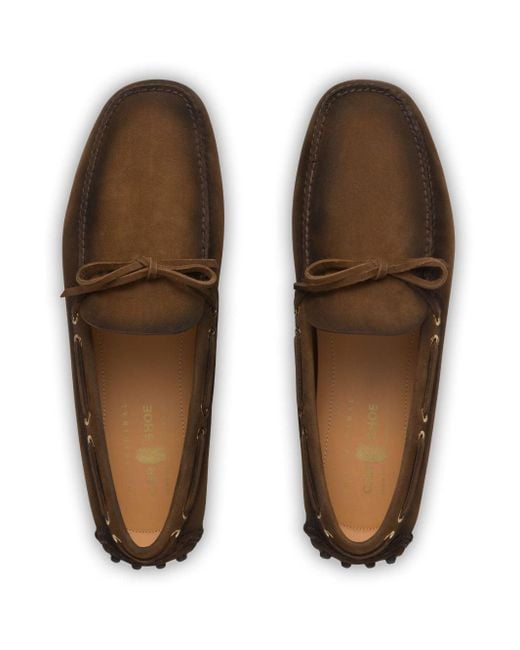 Zapatos náuticos con lazo Car Shoe de hombre de color Brown