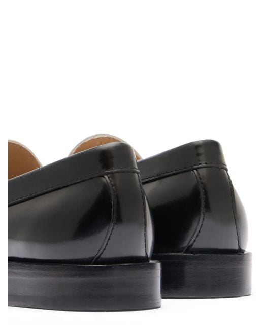 Stuart Weitzman Black Leather Loafers