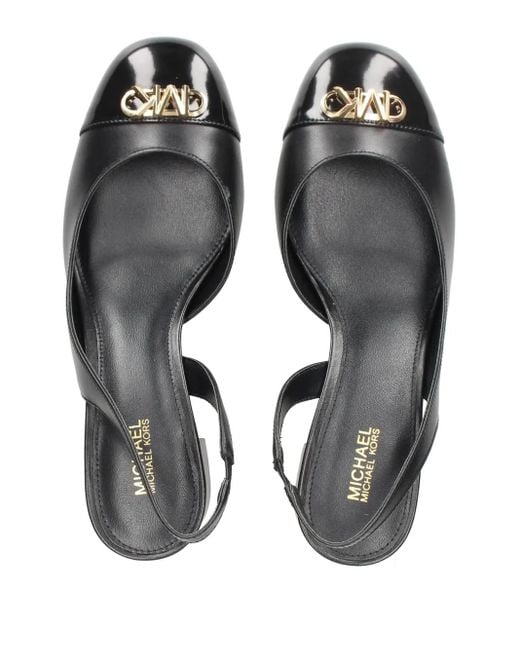 MICHAEL Michael Kors Black 70Mm Leather Pumps