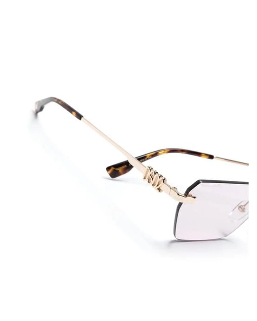 DSquared² Metallic 0102/S Rectangle-Frame Sunglasses for men