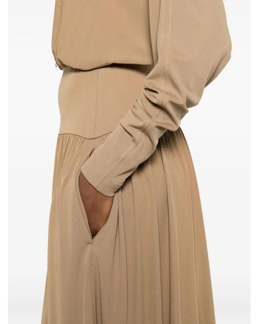 Totême  Natural Kleid Mit U-Boot-Ausschnitt