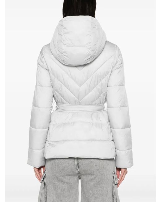 Patrizia Pepe White Quilted Coat