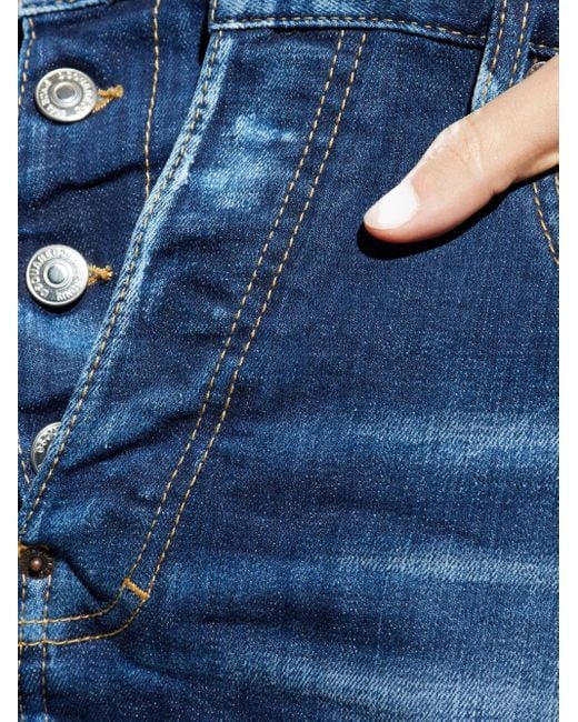 Pantalones Con Botones DSquared² de hombre de color Blue