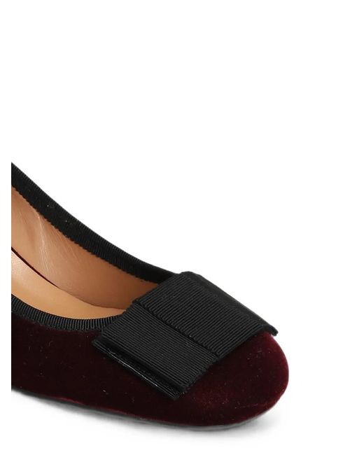 Roberto Festa Black Ery Bow-Detail Block-Heel Pumps