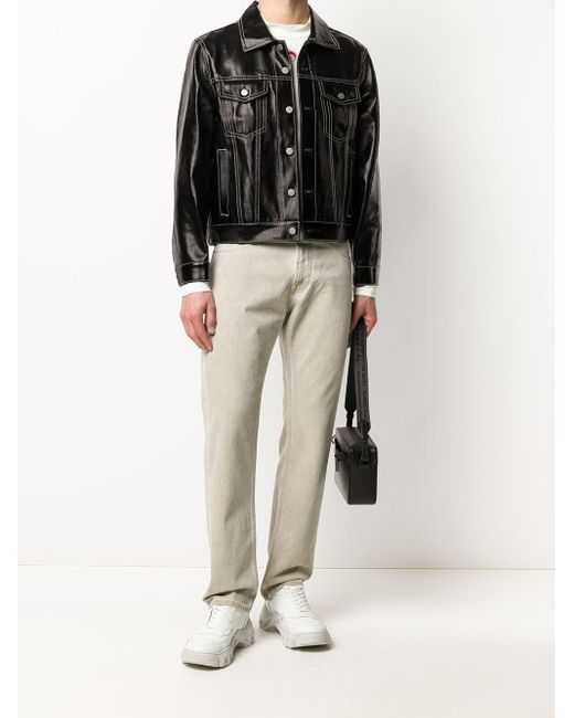 ジャケット・アウター eytys flux leather jacket EYTYS Flux Jacket | Black | FARFETCH ID