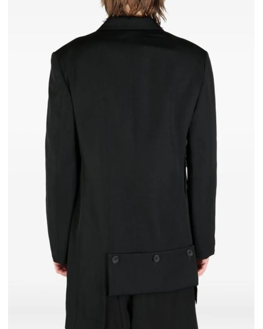 メンズ Yohji Yamamoto Decorative-button Blazer Black