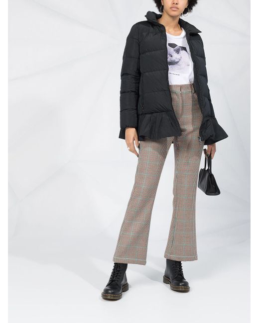 moncler peplum puffer jacket