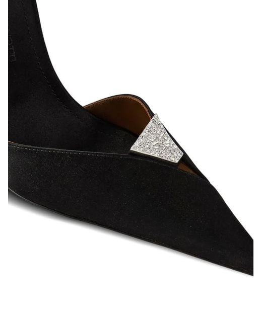 Giuseppe Zanotti Black La Nuit D'Orsay Pumps 105